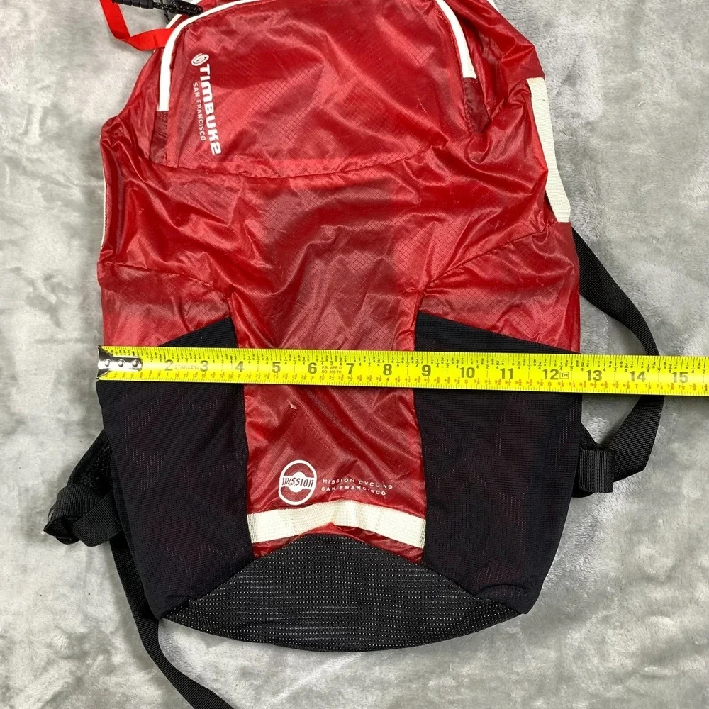 Timbuk2 Backpack Red Especial Raider Mission Cycling Lightweight Travel Commuter
